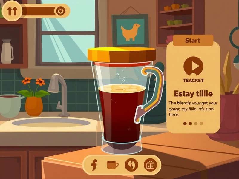 Chai Infusion Prodigy gameplay screenshot showing tea blending interface